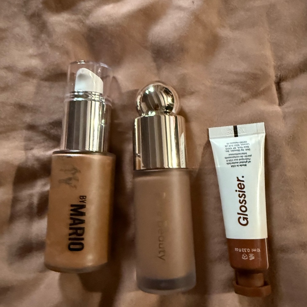 Bronzer Bundle Rare Beauty, Makeup by Mario and Glossier
